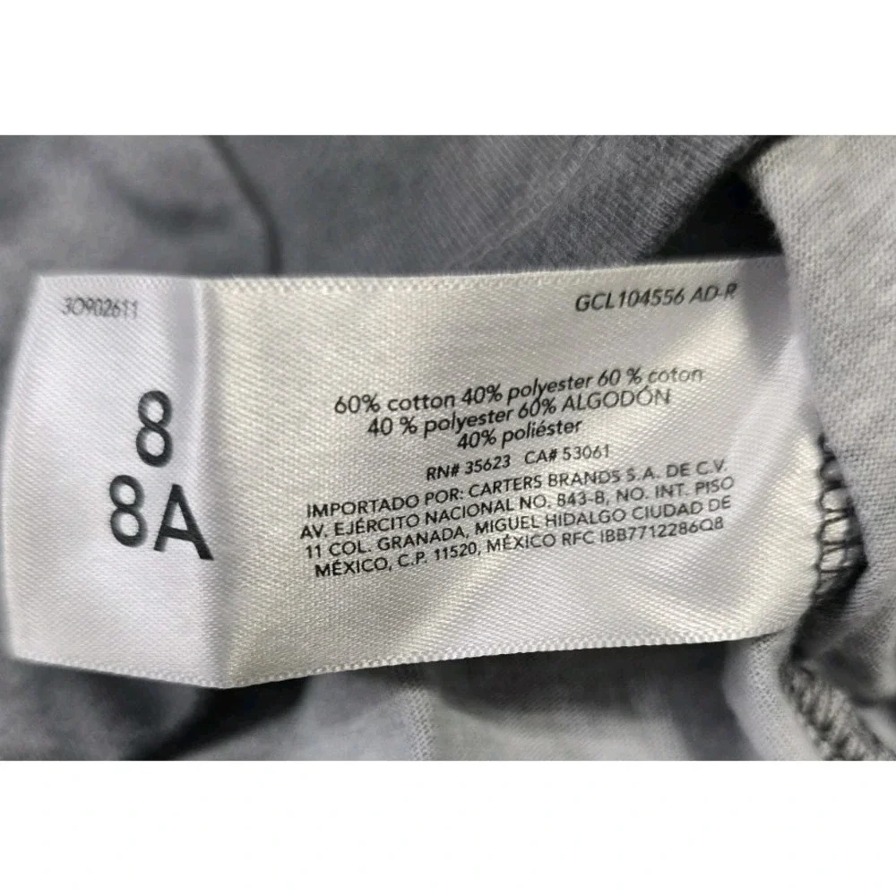 OshKosh Boy's Size 8 Gray Tank Top It's All Good